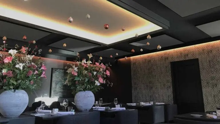 Akoestiek in restaurant