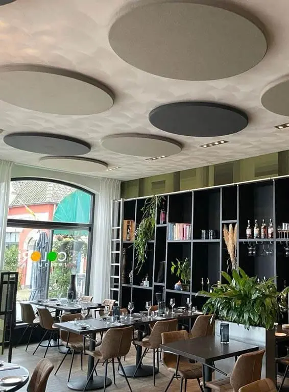 akoestisch circle panel plafond