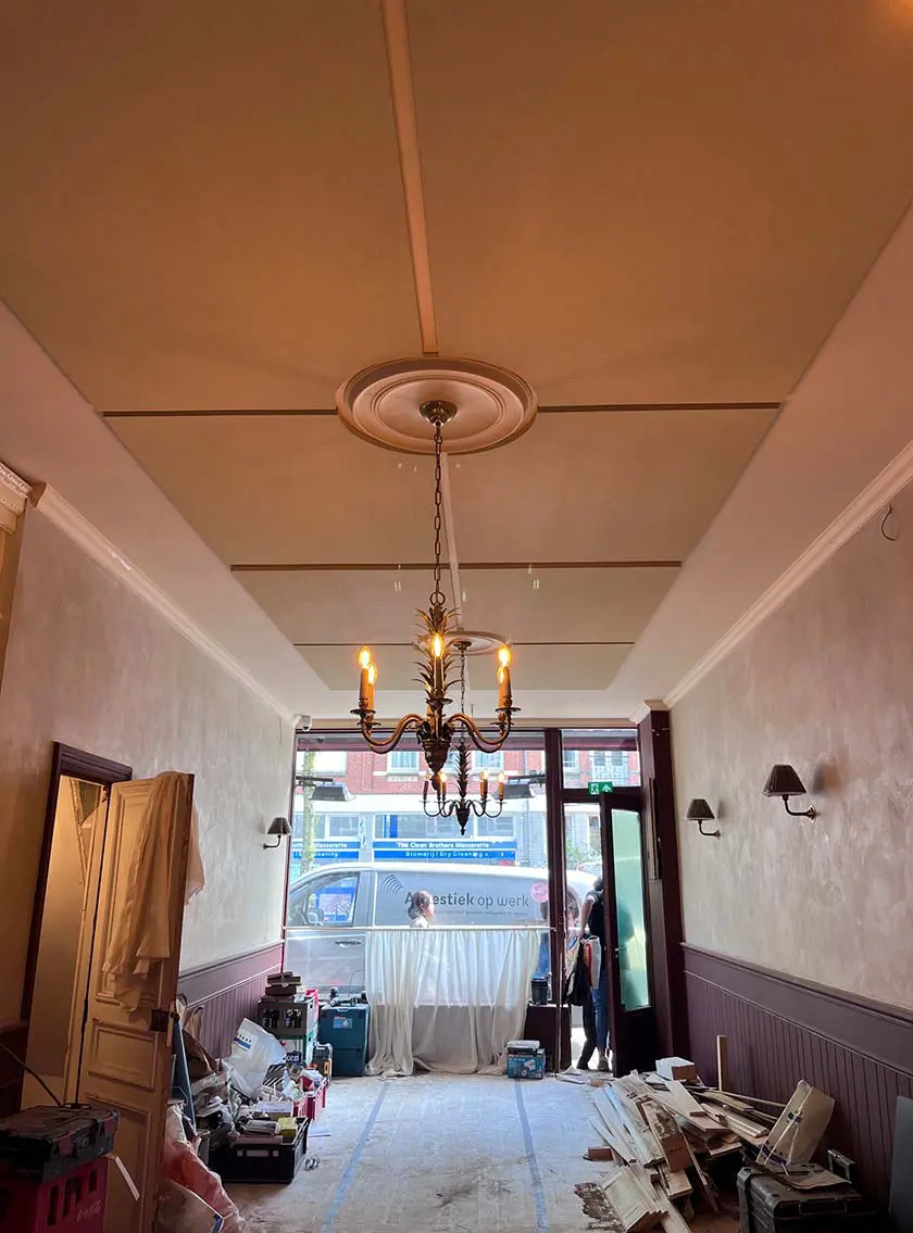 petvilt plafondpaneel restaurant