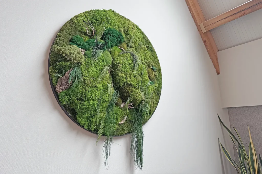 mospanelen moscirkel wand