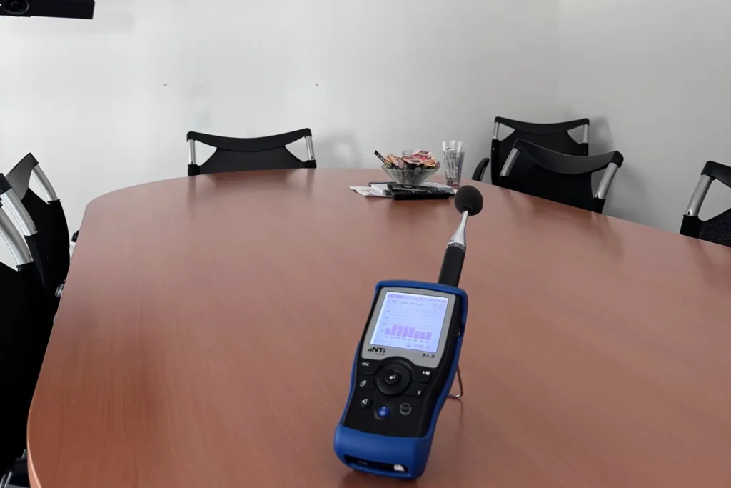 RT60 meting akoestische meting 