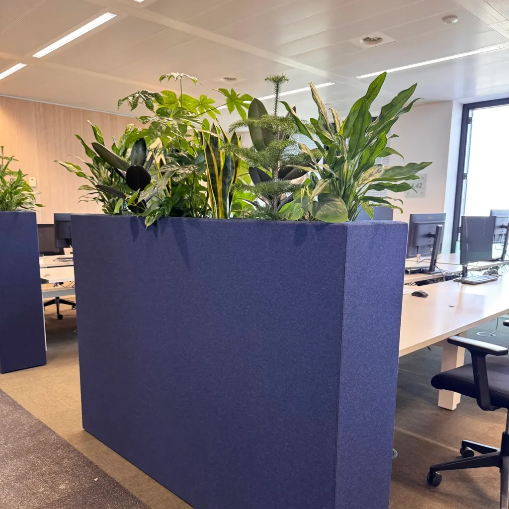 prikkelarme werkplekken plantenbak akoestisch